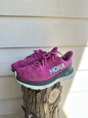 Hoka One One Womens Mach 4 1113529 FFBL Purple Running Shoes Sneakers Size 10 B